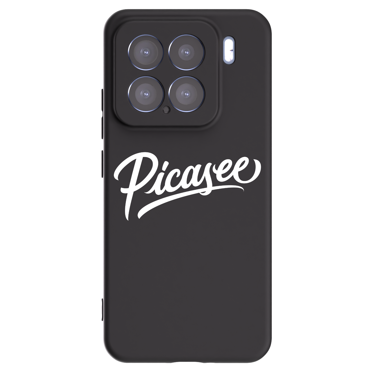 Picasee silikonowe czarne etui na Xiaomi 15 - Picasee - old logo - white