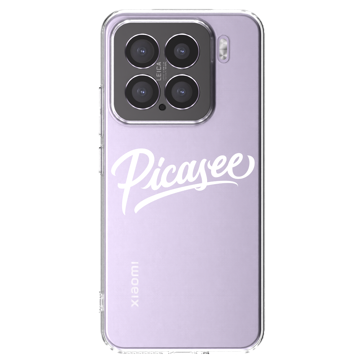 Picasee silikonowe przeźroczyste etui na Xiaomi 15 - Picasee - old logo - white