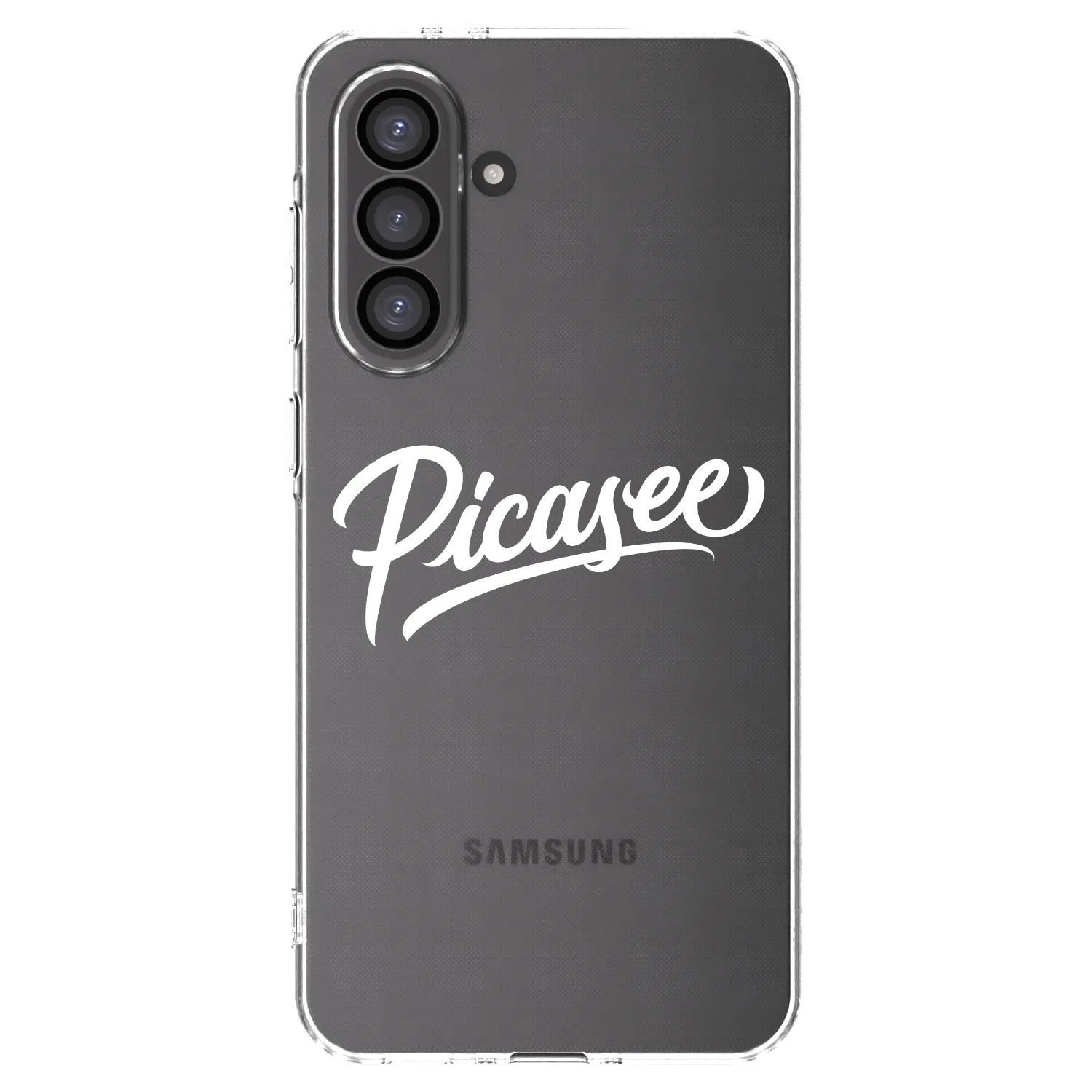 Picasee silikonowe przeźroczyste etui na Samsung Galaxy A56 5G A566B - Picasee - old logo - white