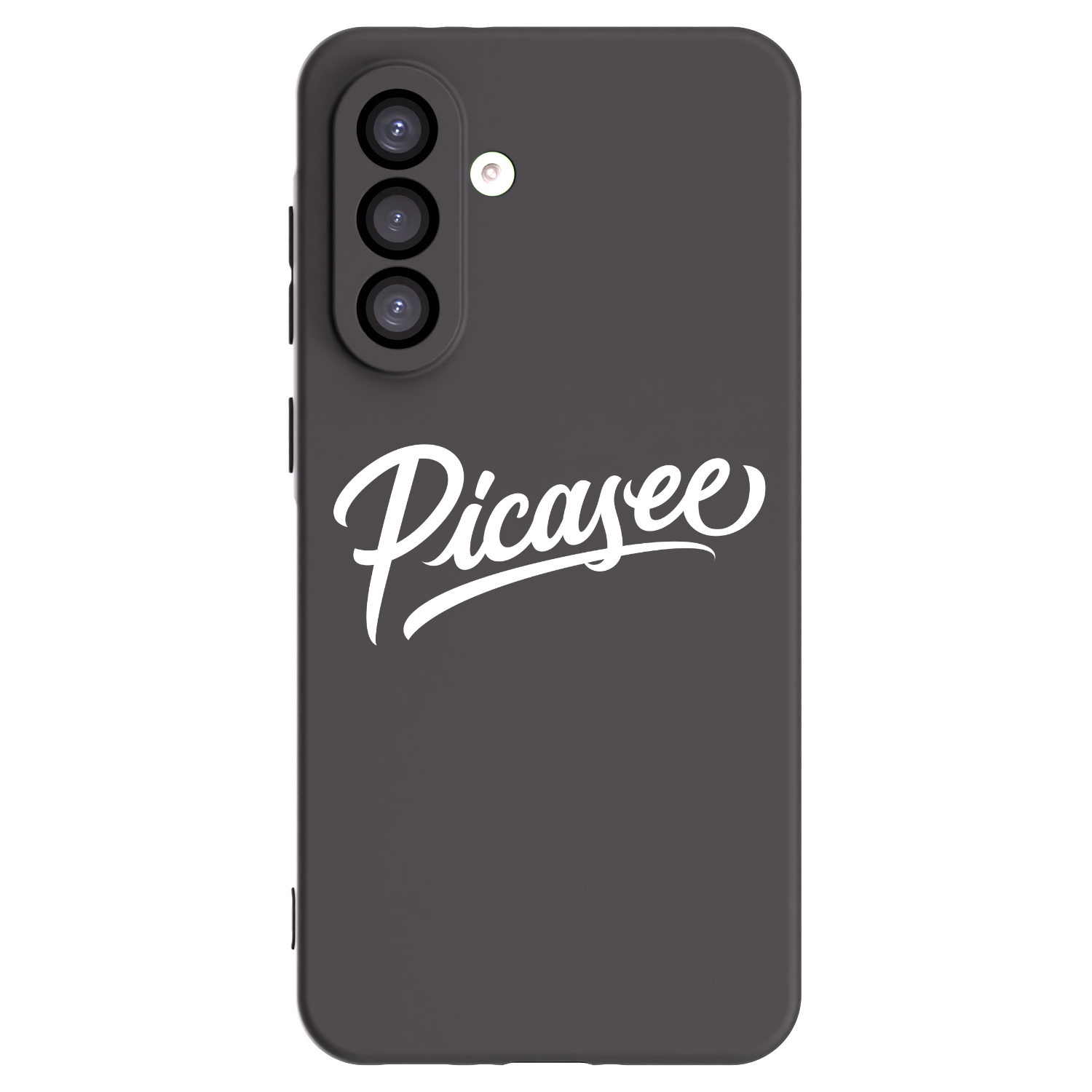 Picasee silikonowe czarne etui na Samsung Galaxy A26 5G A266B - Picasee - old logo - white
