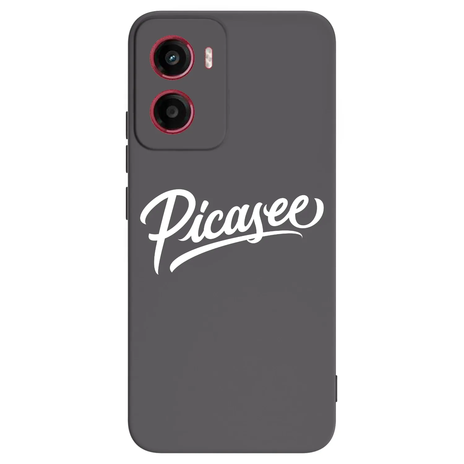 Picasee silikonowe czarne etui na Motorola Moto G05 - Picasee - old logo - white