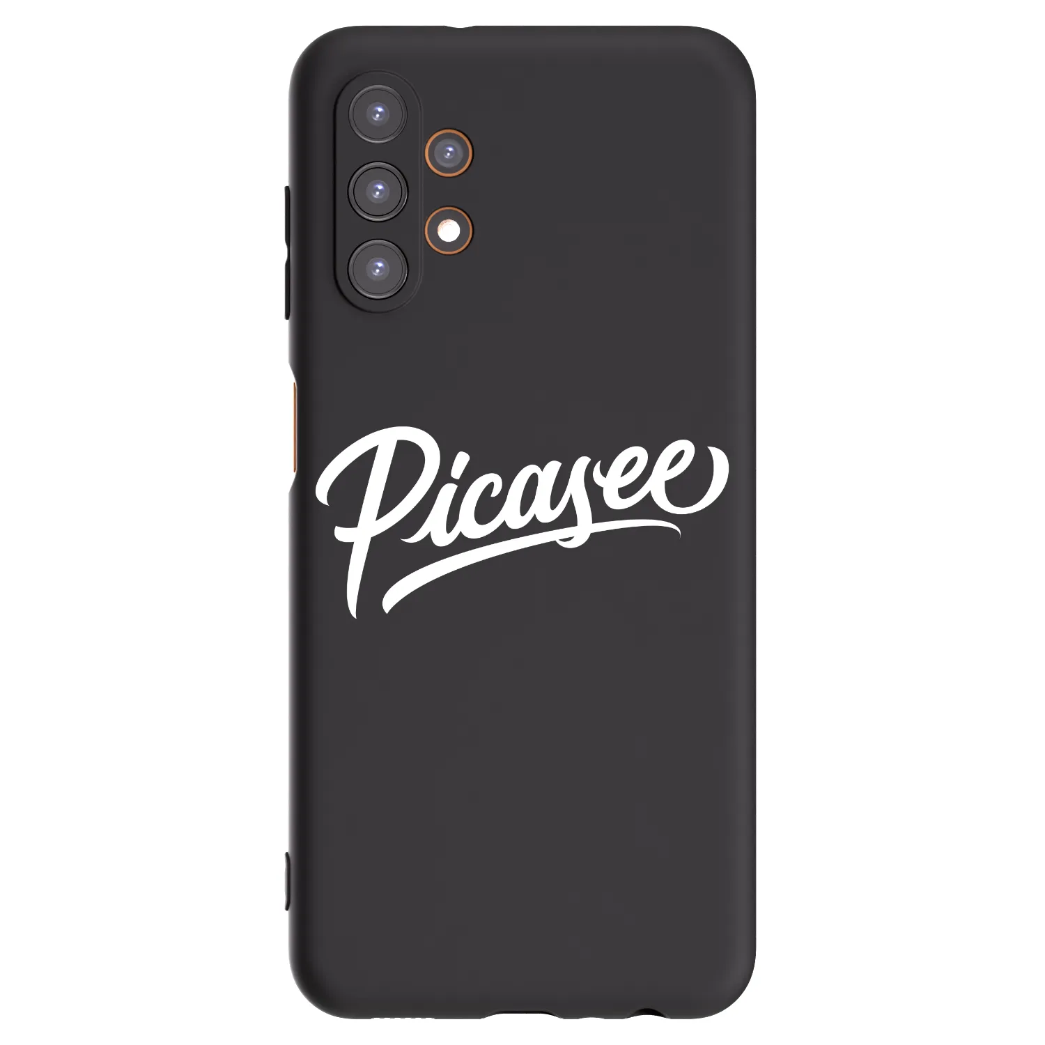 Picasee silikonowe czarne etui na Samsung Galaxy A13 5G - Picasee - old logo - white