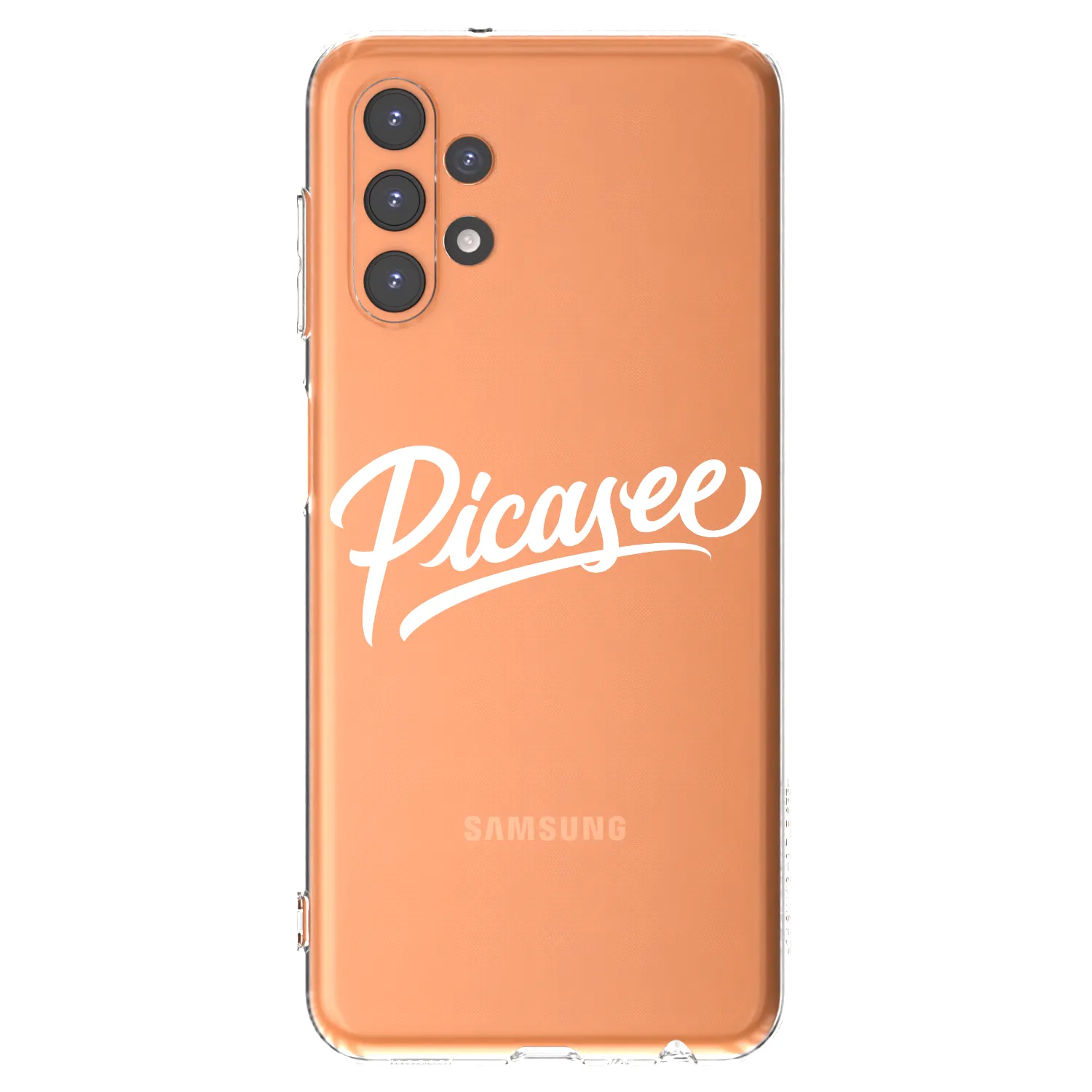 Picasee silikonowe przeźroczyste etui na Samsung Galaxy A13 5G - Picasee - old logo - white