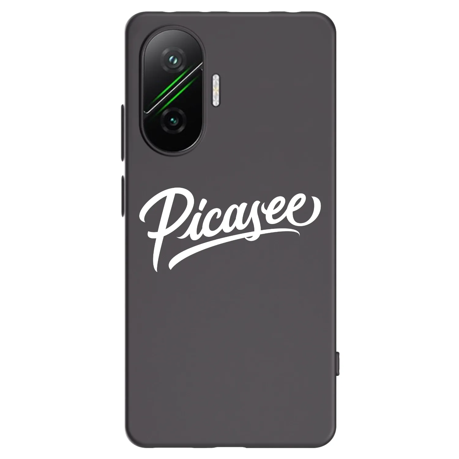 Picasee silikonowe czarne etui na Xiaomi Poco F7 5G - Picasee - old logo - white