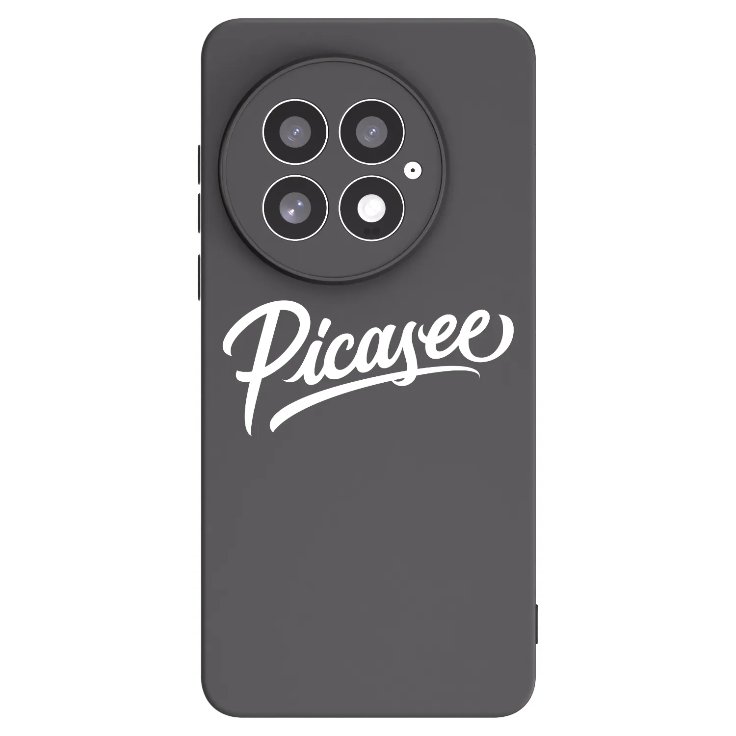 Picasee silikonowe czarne etui na OnePlus 13 5G - Picasee - old logo - white
