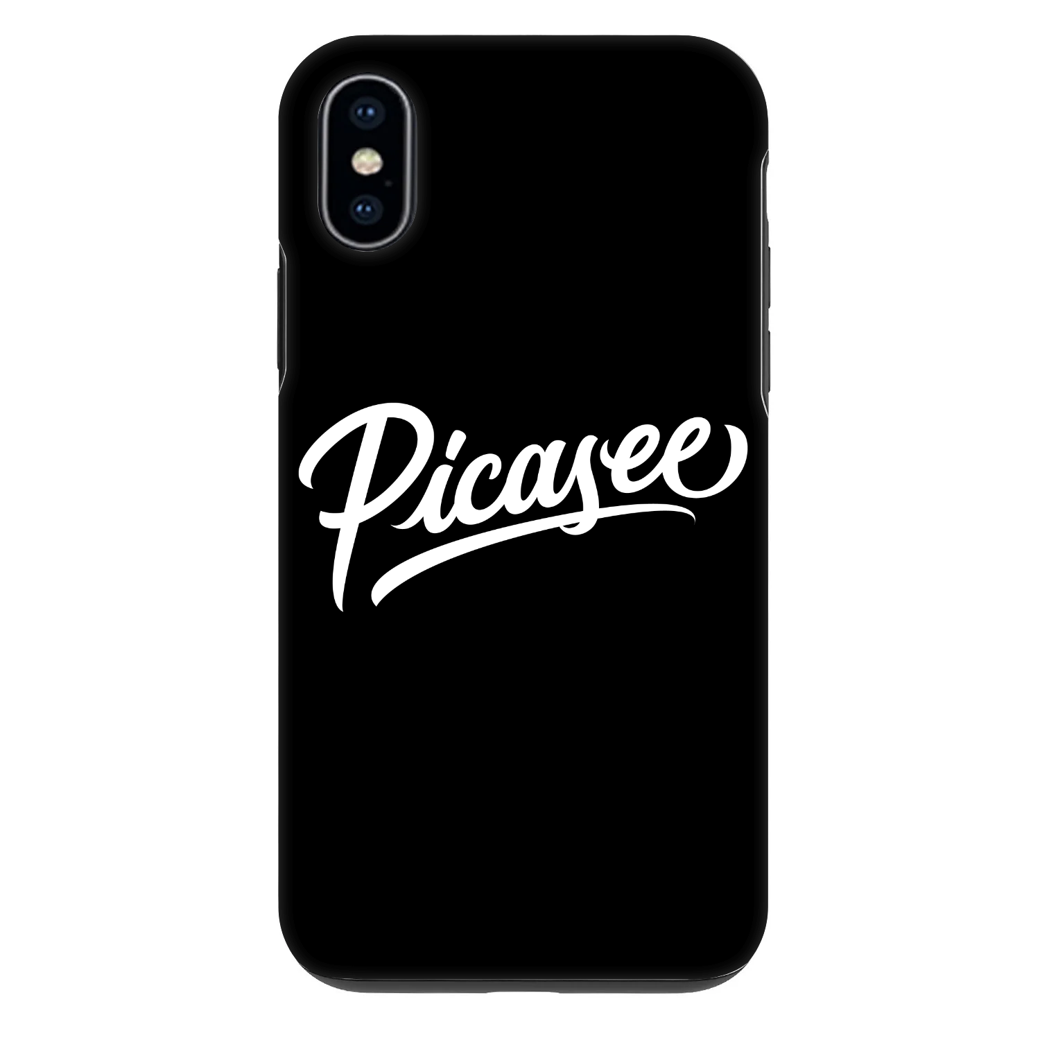 Picasee Fashion Case na Apple iPhone X/XS - Picasee - old logo - white