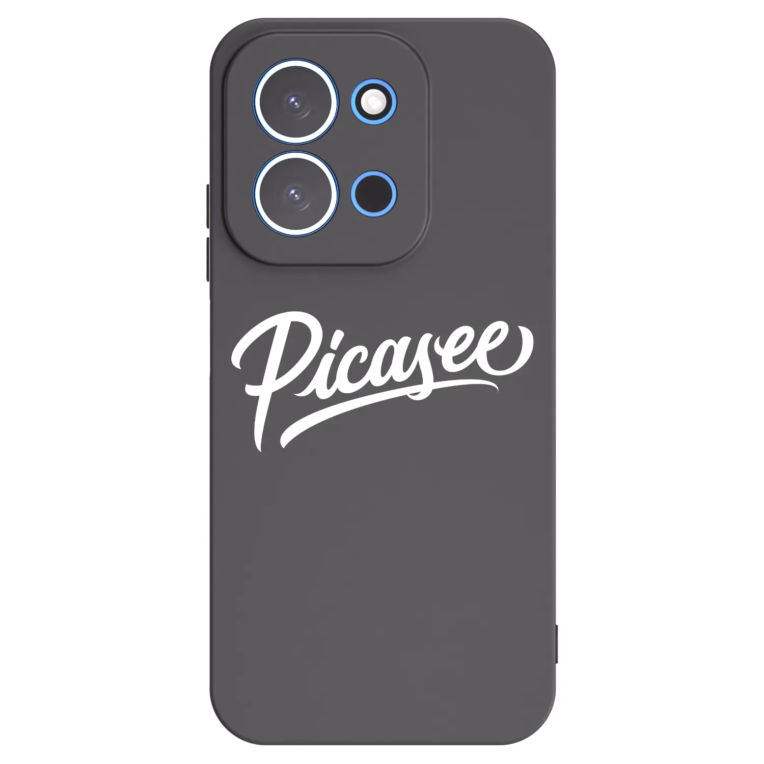 Picasee silikonowe czarne etui na Xiaomi Redmi 15C 4G - Picasee - old logo - white