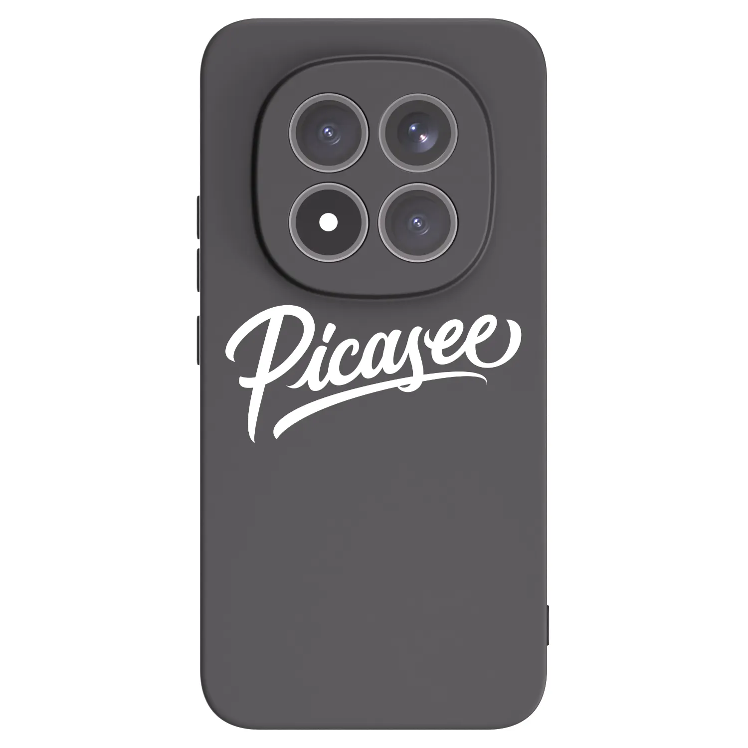 Picasee silikonowe czarne etui na Xiaomi Redmi Note 15 Pro+ - Picasee - old logo - white