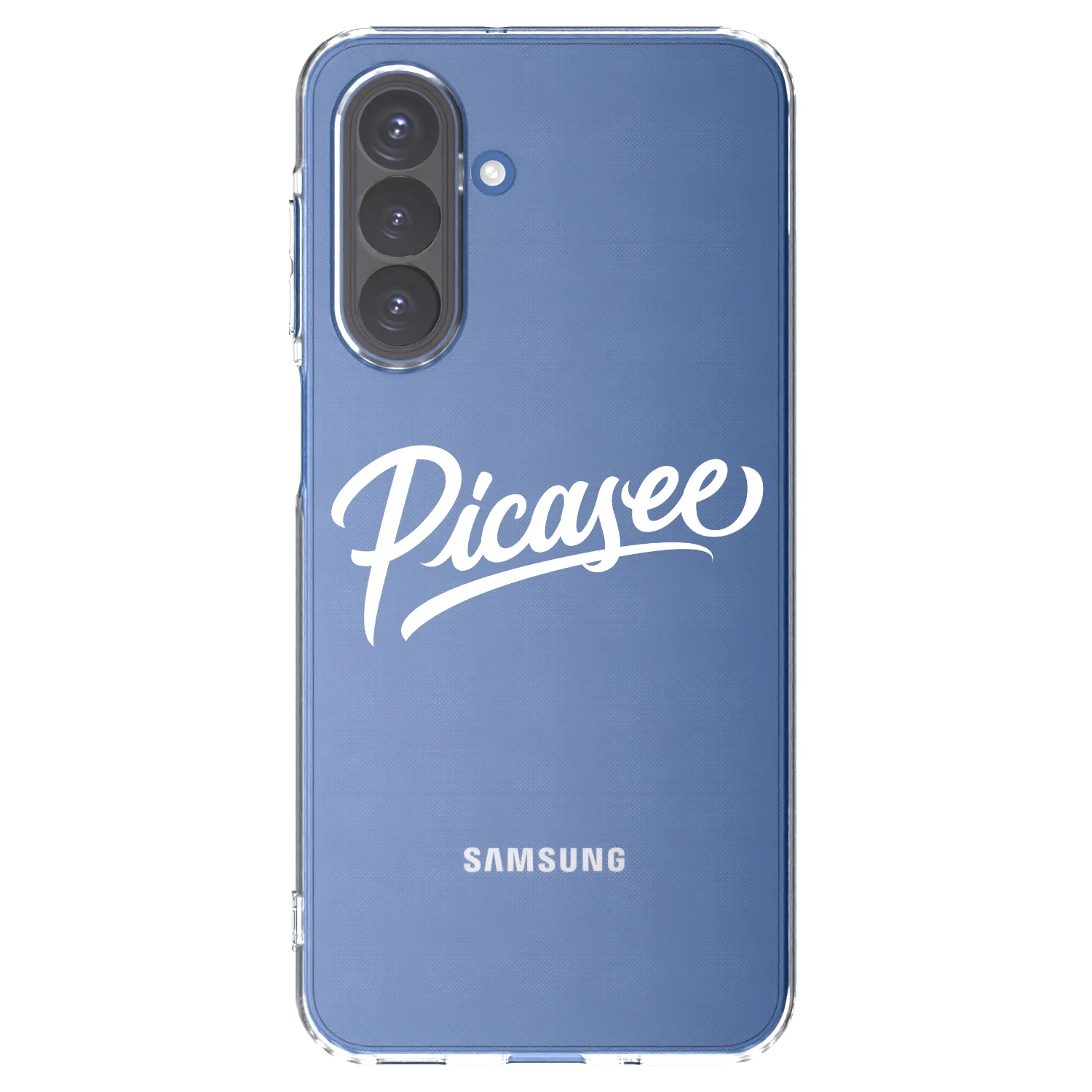 Picasee silikonowe przeźroczyste etui na Samsung Galaxy A17 5G - Picasee - old logo - white