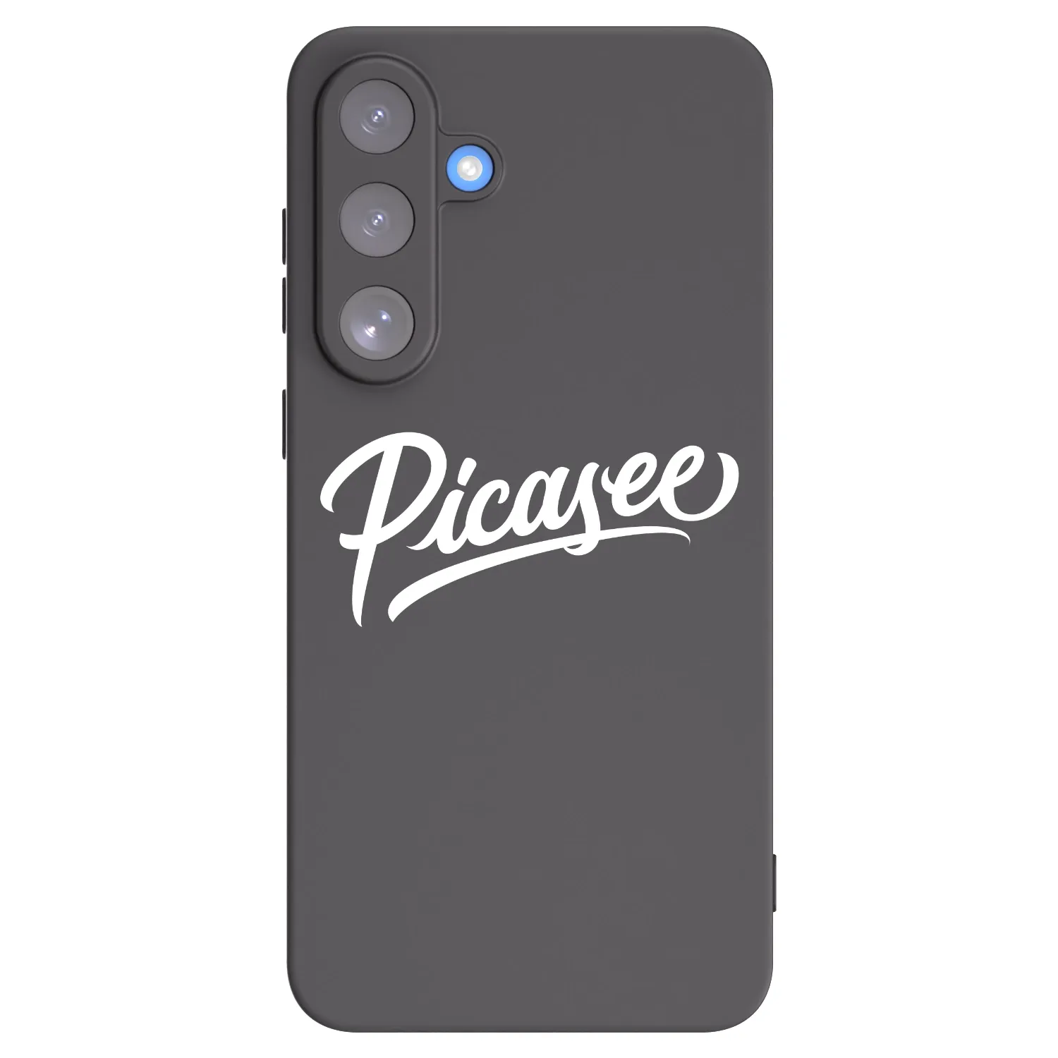 Picasee silikonowe czarne etui na Samsung Galaxy S25 FE 5G - Picasee - old logo - white