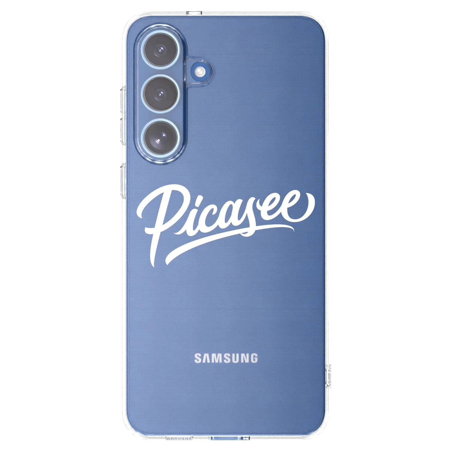 Picasee silikonowe przeźroczyste etui na Samsung Galaxy S25 FE 5G - Picasee - old logo - white