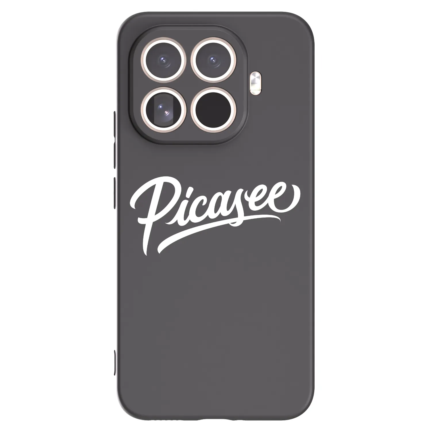 Picasee silikonowe czarne etui na Xiaomi 15T Pro - Picasee - old logo - white