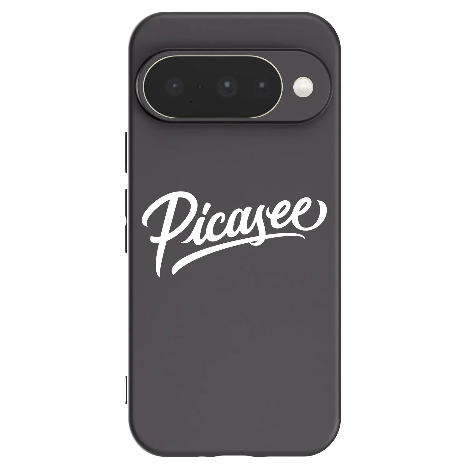 Picasee silikonowe czarne etui na Google Pixel 10 - Picasee - old logo - white