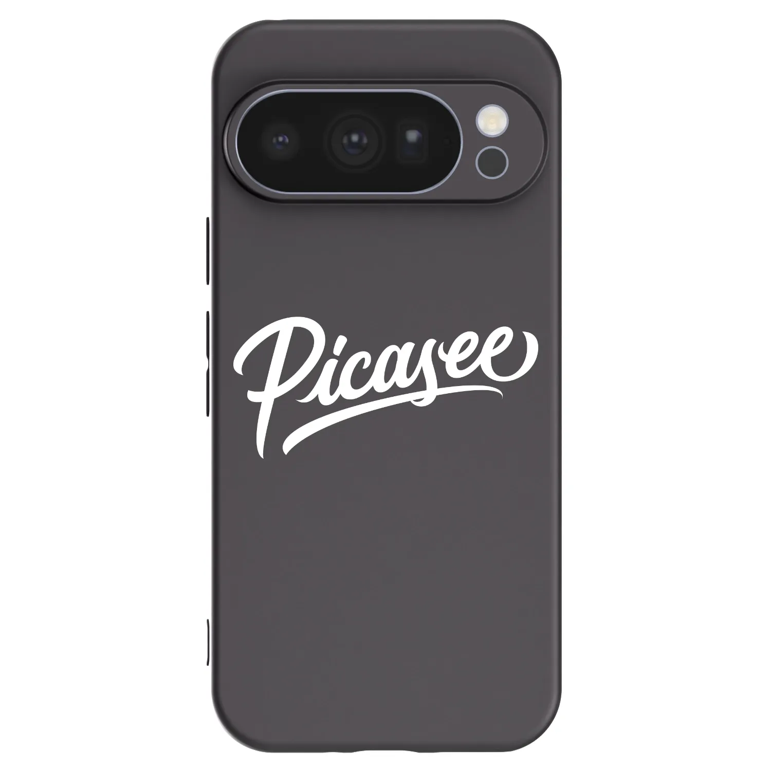 Picasee silikonowe czarne etui na Google Pixel 10 Pro - Picasee - old logo - white