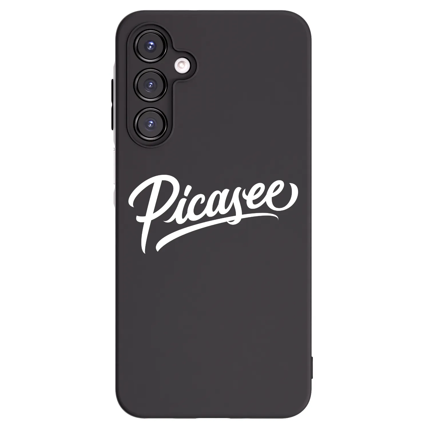 Picasee silikonowe czarne etui na Samsung Galaxy A16 4G - Picasee - old logo - white