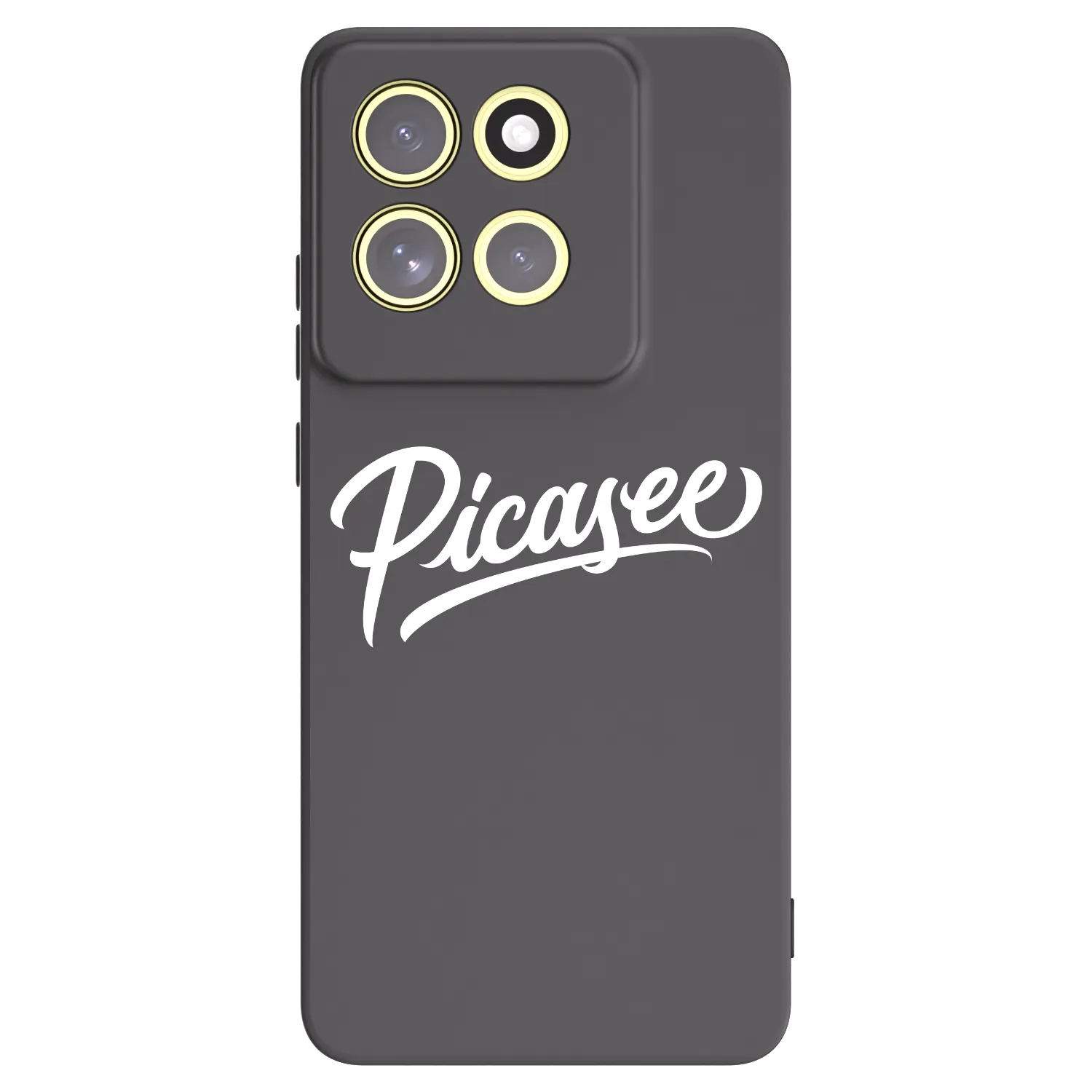 Picasee silikonowe czarne etui na Motorola Moto G86 Power 5G - Picasee - old logo - white