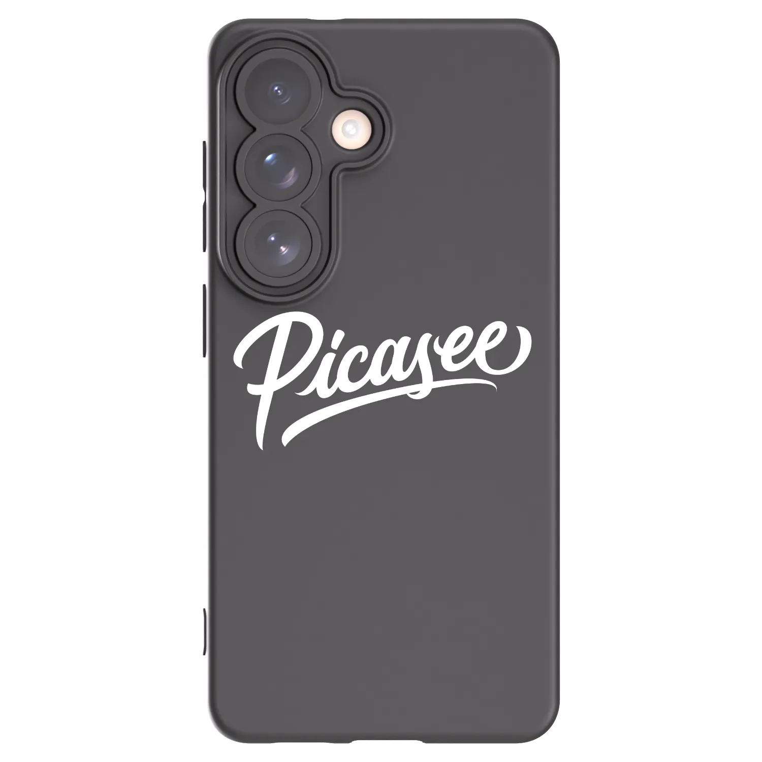 Picasee silikonowe czarne etui na Samsung Galaxy S26 - Picasee - old logo - white