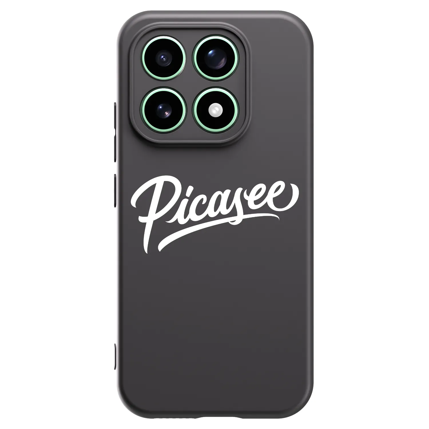 Picasee silikonowe czarne etui na Xiaomi 17 - Picasee - old logo - white