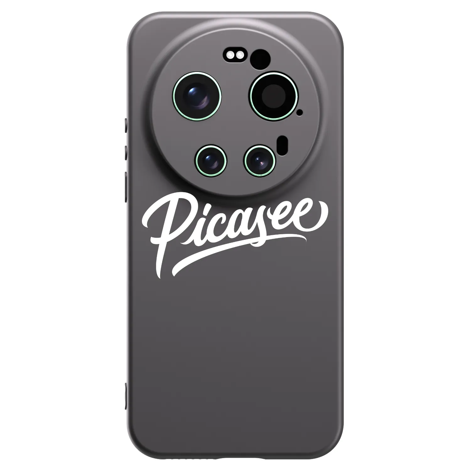 Picasee silikonowe czarne etui na Xiaomi 17 Ultra - Picasee - old logo - white