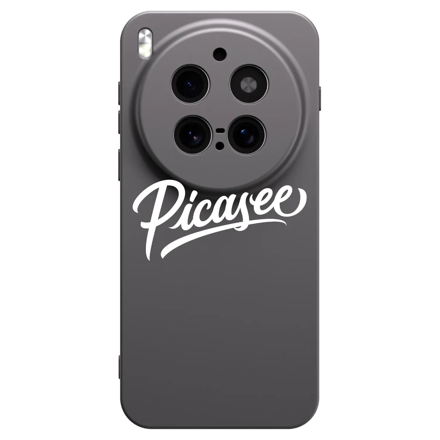 Picasee silikonowe czarne etui na Vivo X300 Pro - Picasee - old logo - white