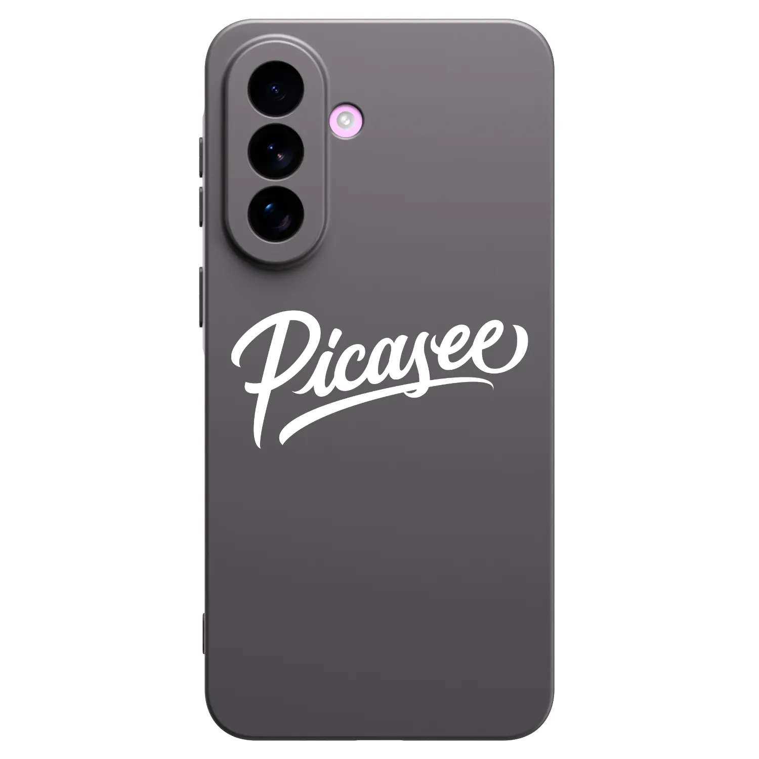 Picasee silikonowe czarne etui na Samsung Galaxy A57 5G - Picasee - old logo - white