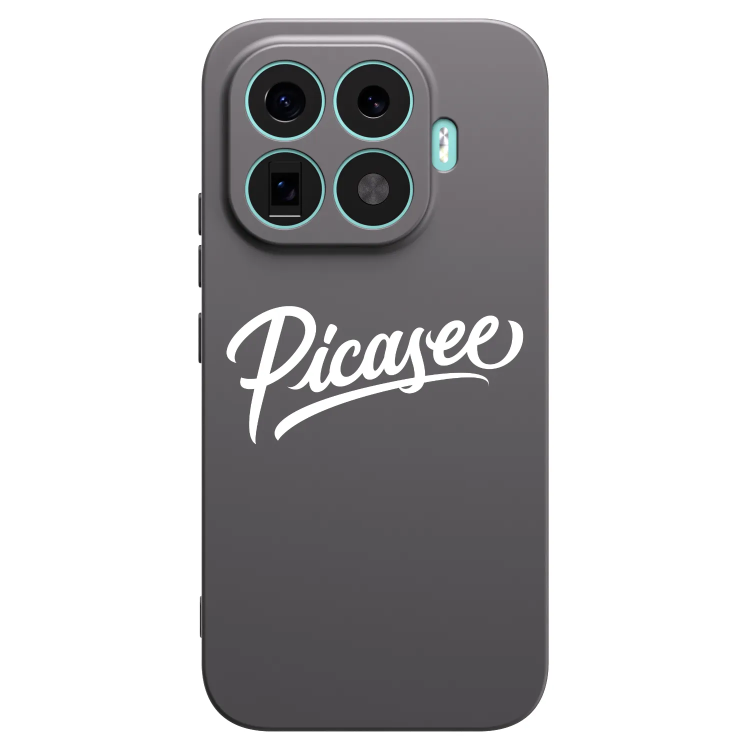 Picasee silikonowe czarne etui na Xiaomi 17T - Picasee - old logo - white