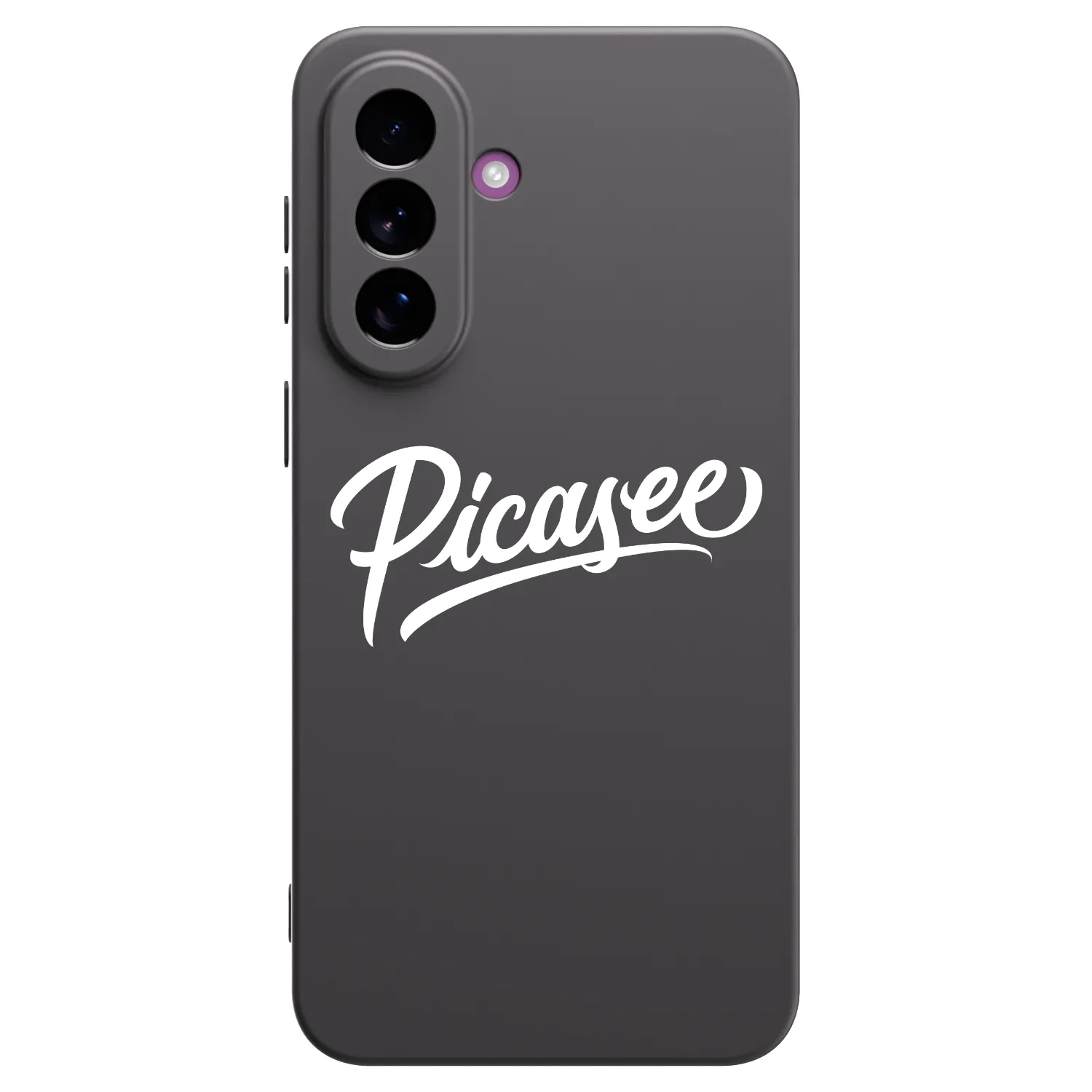 Picasee silikonowe czarne etui na Samsung Galaxy A37 - Picasee - old logo - white