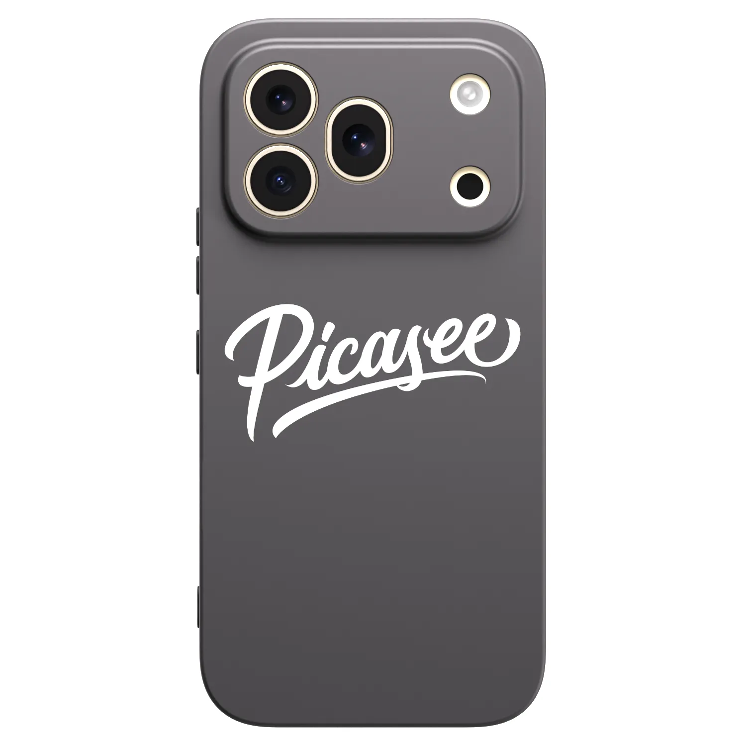 Picasee silikonowe czarne etui na Honor 600 Pro - Picasee - old logo - white