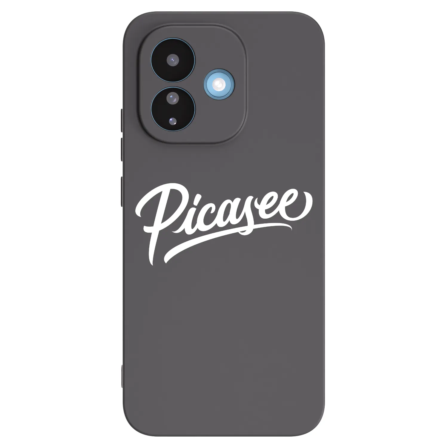 Picasee silikonowe czarne etui na Xiaomi Redmi Note 17 Pro 5G - Picasee - old logo - white