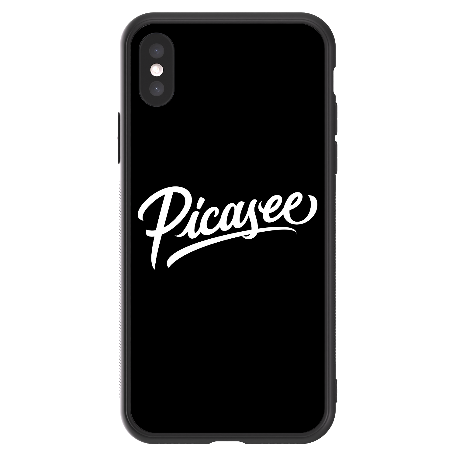 Picasee ULTIMATE CASE na Apple iPhone X/XS - Picasee - old logo - white