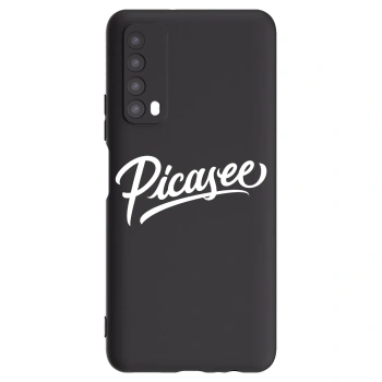 Picasee silikonowe czarne etui na Huawei P Smart 2021 - Picasee - old logo - white