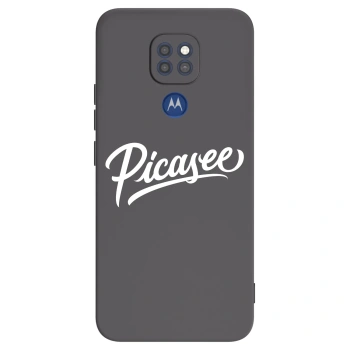 Etui na Motorola Moto G9 Play - Picasee - old logo - white