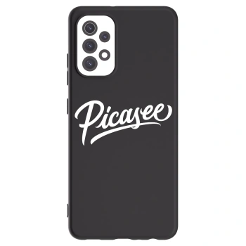 Picasee silikonowe czarne etui na Samsung Galaxy A32 5G A326B - Picasee - old logo - white
