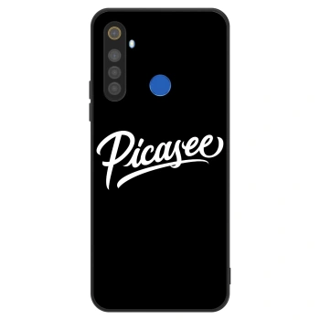 Etui na Realme 5 - Picasee - old logo - white