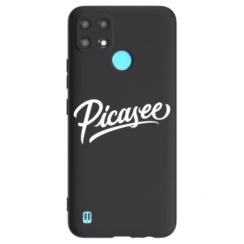 Etui na Realme C21 - Picasee - old logo - white