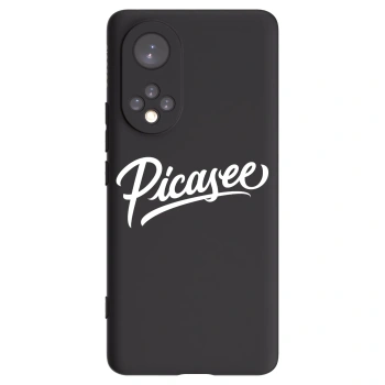 Picasee silikonowe czarne etui na Huawei Nova 9 - Picasee - old logo - white