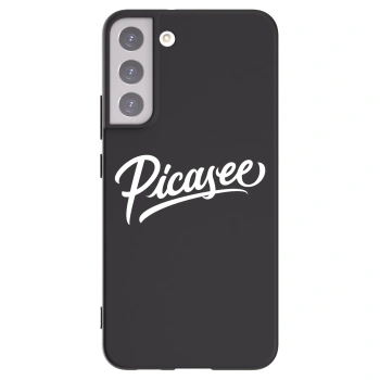Picasee silikonowe czarne etui na Samsung Galaxy S22+ 5G - Picasee - old logo - white