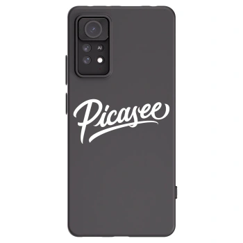 Picasee silikonowe czarne etui na Xiaomi Redmi Note 11 Pro 5G - Picasee - old logo - white