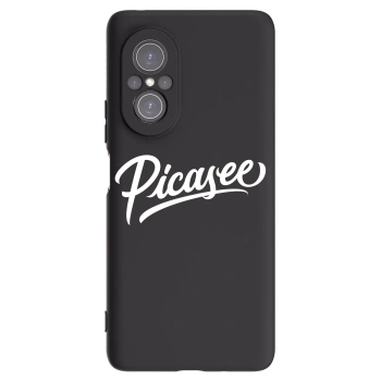 Picasee silikonowe czarne etui na Huawei Nova 9 SE - Picasee - old logo - white
