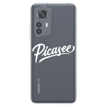 Picasee silikonowe przeźroczyste etui na Xiaomi 12 Pro - Picasee - old logo - white