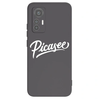 Picasee silikonowe czarne etui na Xiaomi 12 Lite - Picasee - old logo - white
