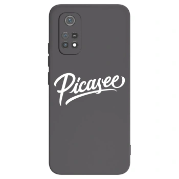 Picasee silikonowe czarne etui na Xiaomi Poco M4 Pro - Picasee - old logo - white