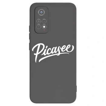 Picasee silikonowe czarne etui na Xiaomi Redmi Note 11S 5G - Picasee - old logo - white