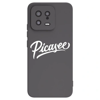 Picasee silikonowe czarne etui na Xiaomi 13 - Picasee - old logo - white