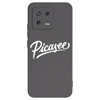 Picasee silikonowe czarne etui na Xiaomi 13 Pro - Picasee - old logo - white