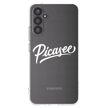 Picasee silikonowe przeźroczyste etui na Samsung Galaxy A34 5G A346B - Picasee - old logo - white