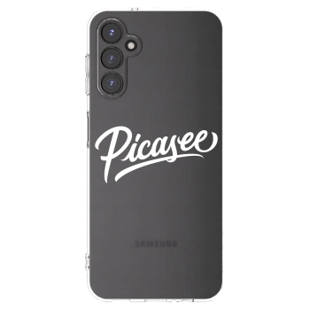 Picasee silikonowe przeźroczyste etui na Samsung Galaxy A14 4G A145R - Picasee - old logo - white