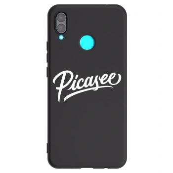 Picasee silikonowe czarne etui na Huawei Nova 3 - Picasee - old logo - white