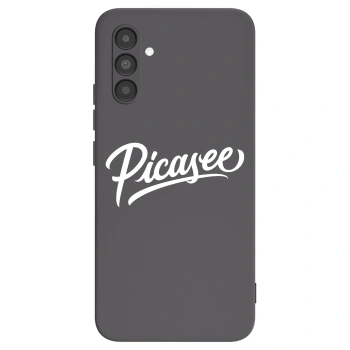 Picasee silikonowe czarne etui na Samsung Galaxy A04s A047F - Picasee - old logo - white