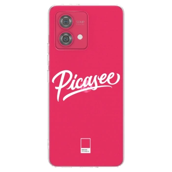 Picasee silikonowe przeźroczyste etui na Motorola Moto G84 5G - Picasee - old logo - white